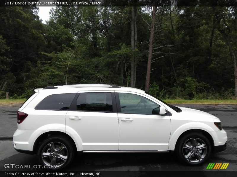 Vice White / Black 2017 Dodge Journey Crossroad Plus