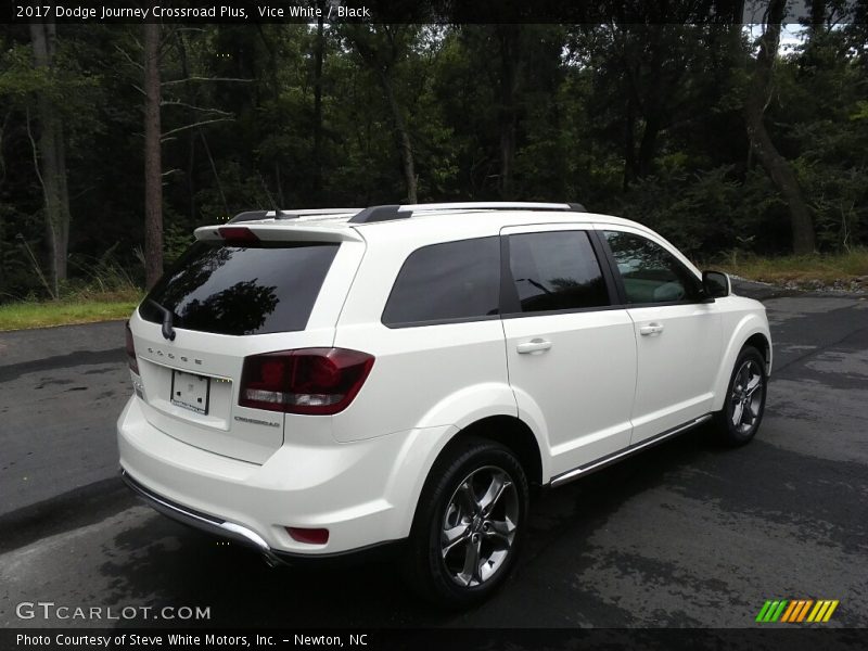 Vice White / Black 2017 Dodge Journey Crossroad Plus