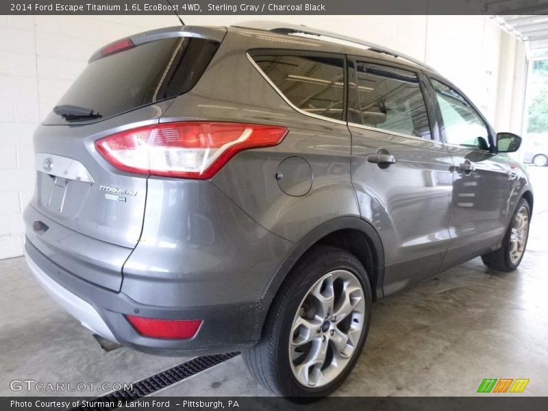 Sterling Gray / Charcoal Black 2014 Ford Escape Titanium 1.6L EcoBoost 4WD