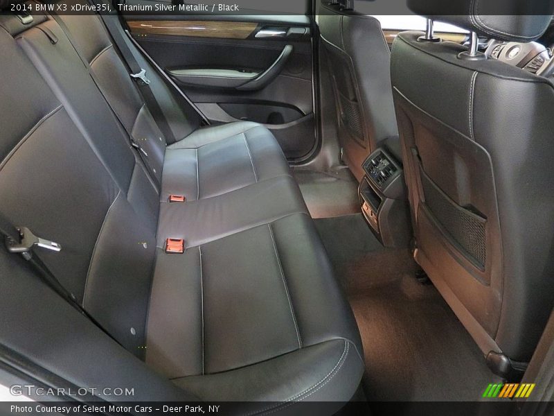 Titanium Silver Metallic / Black 2014 BMW X3 xDrive35i