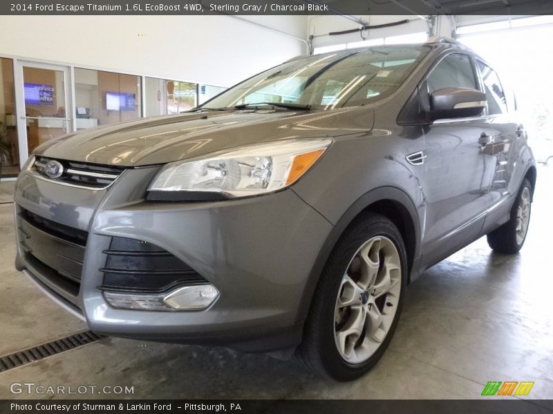 Sterling Gray / Charcoal Black 2014 Ford Escape Titanium 1.6L EcoBoost 4WD