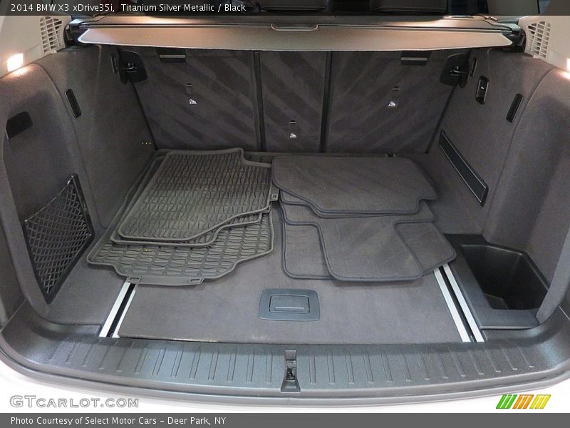 Titanium Silver Metallic / Black 2014 BMW X3 xDrive35i