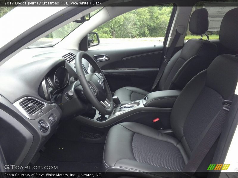 Vice White / Black 2017 Dodge Journey Crossroad Plus