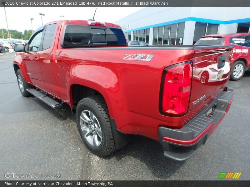 Red Rock Metallic / Jet Black/Dark Ash 2016 Chevrolet Colorado Z71 Extended Cab 4x4
