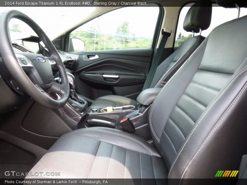 Sterling Gray / Charcoal Black 2014 Ford Escape Titanium 1.6L EcoBoost 4WD