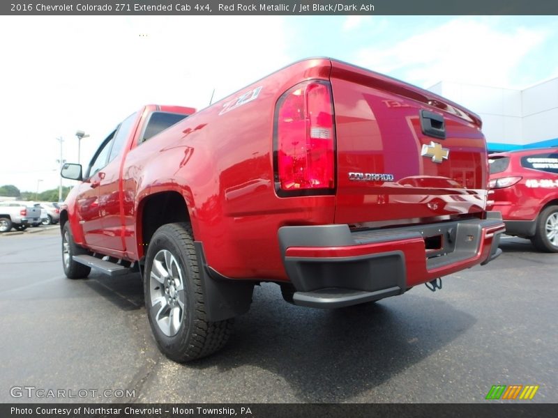 Red Rock Metallic / Jet Black/Dark Ash 2016 Chevrolet Colorado Z71 Extended Cab 4x4