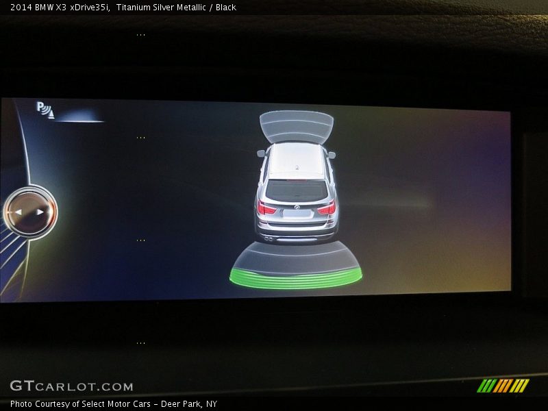 Titanium Silver Metallic / Black 2014 BMW X3 xDrive35i