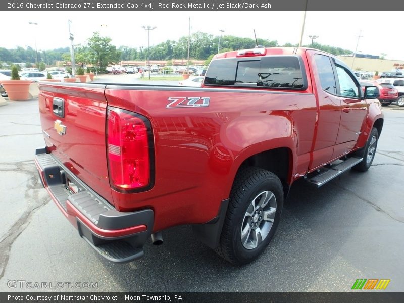 Red Rock Metallic / Jet Black/Dark Ash 2016 Chevrolet Colorado Z71 Extended Cab 4x4