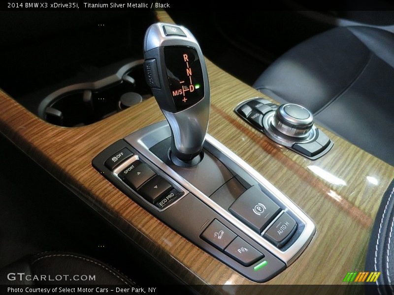 Titanium Silver Metallic / Black 2014 BMW X3 xDrive35i