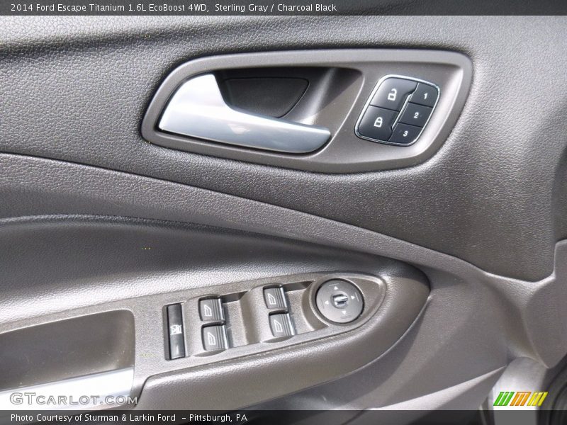 Sterling Gray / Charcoal Black 2014 Ford Escape Titanium 1.6L EcoBoost 4WD