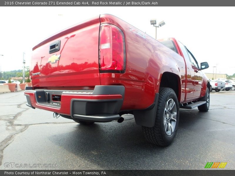 Red Rock Metallic / Jet Black/Dark Ash 2016 Chevrolet Colorado Z71 Extended Cab 4x4
