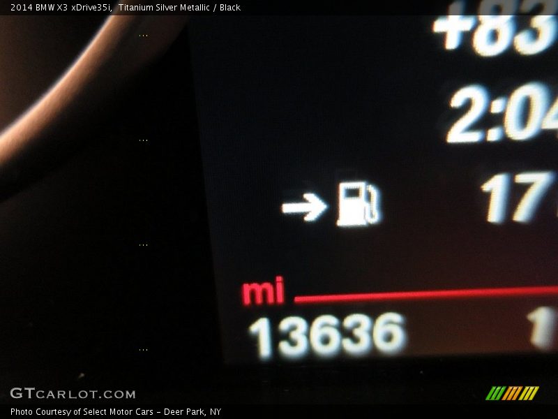 Titanium Silver Metallic / Black 2014 BMW X3 xDrive35i