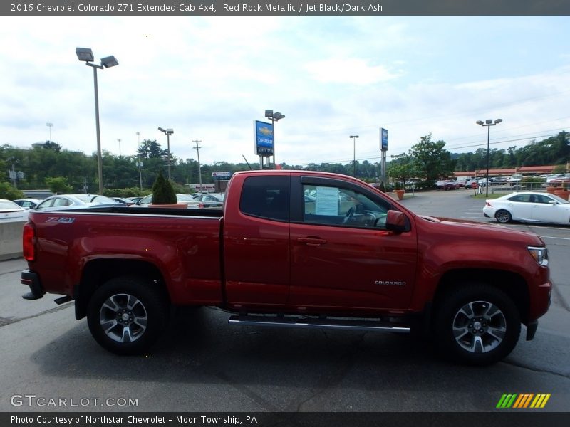 Red Rock Metallic / Jet Black/Dark Ash 2016 Chevrolet Colorado Z71 Extended Cab 4x4