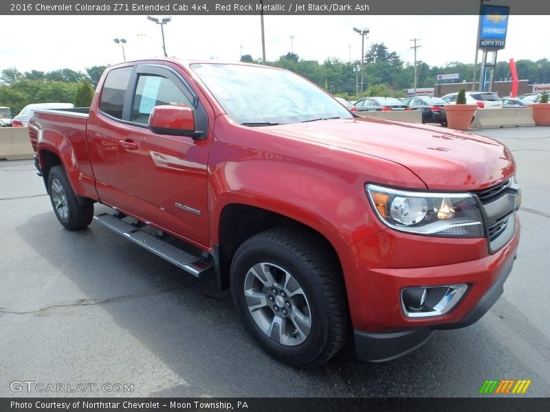 Red Rock Metallic / Jet Black/Dark Ash 2016 Chevrolet Colorado Z71 Extended Cab 4x4