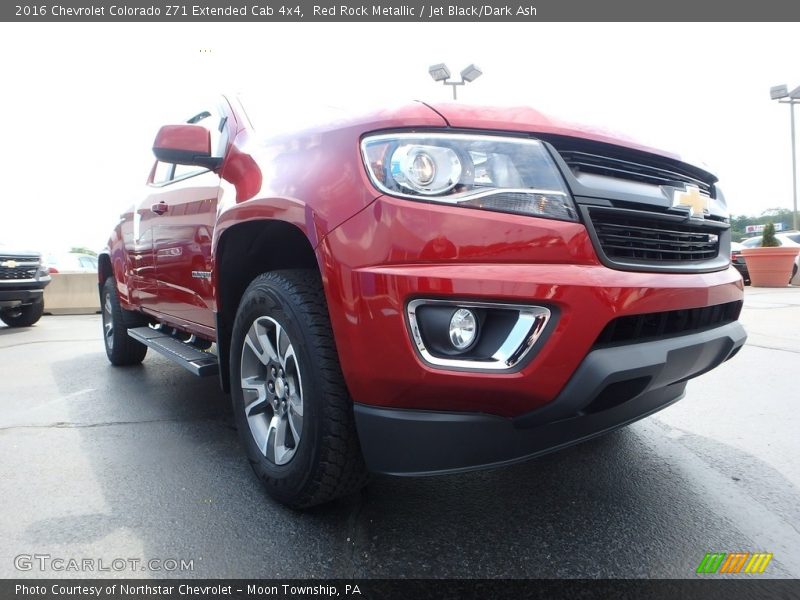 Red Rock Metallic / Jet Black/Dark Ash 2016 Chevrolet Colorado Z71 Extended Cab 4x4