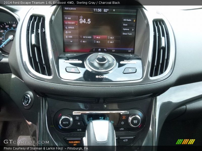 Sterling Gray / Charcoal Black 2014 Ford Escape Titanium 1.6L EcoBoost 4WD