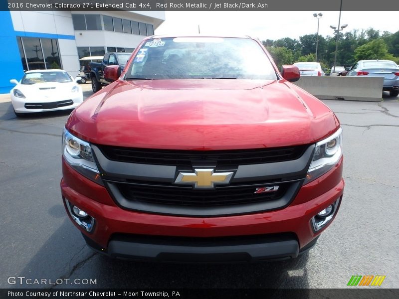 Red Rock Metallic / Jet Black/Dark Ash 2016 Chevrolet Colorado Z71 Extended Cab 4x4