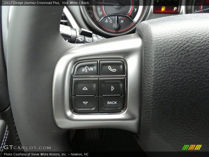 Vice White / Black 2017 Dodge Journey Crossroad Plus
