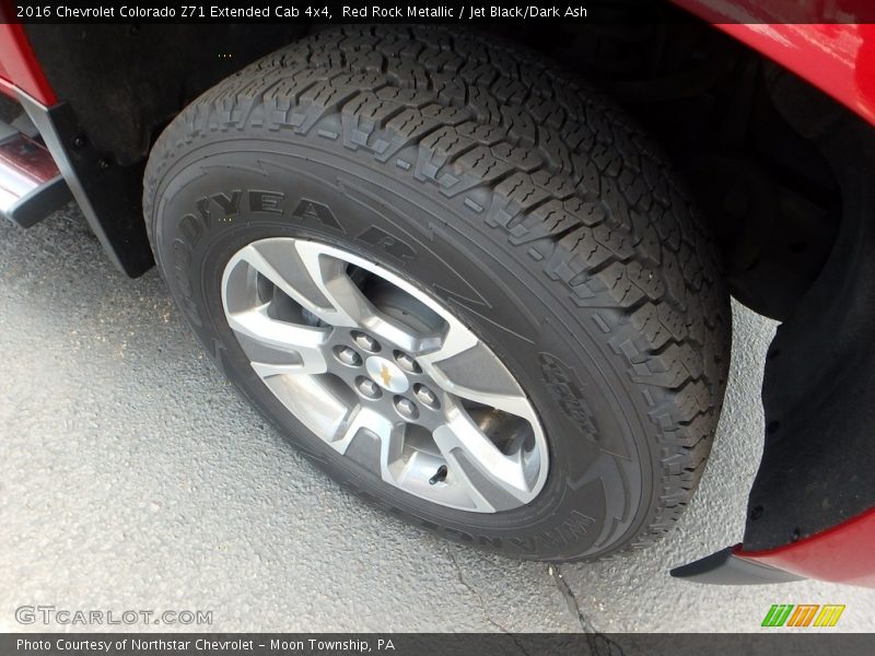 Red Rock Metallic / Jet Black/Dark Ash 2016 Chevrolet Colorado Z71 Extended Cab 4x4