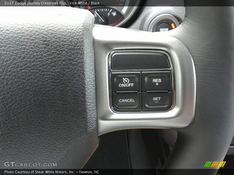 Vice White / Black 2017 Dodge Journey Crossroad Plus