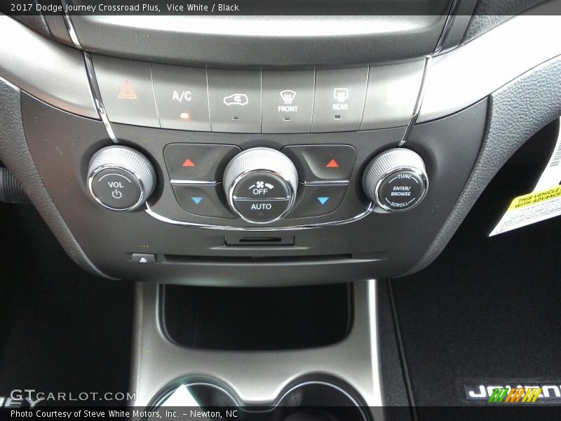 Vice White / Black 2017 Dodge Journey Crossroad Plus