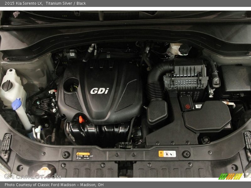 Titanium Silver / Black 2015 Kia Sorento LX