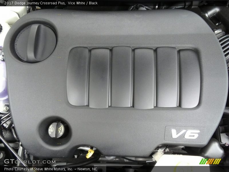 Vice White / Black 2017 Dodge Journey Crossroad Plus