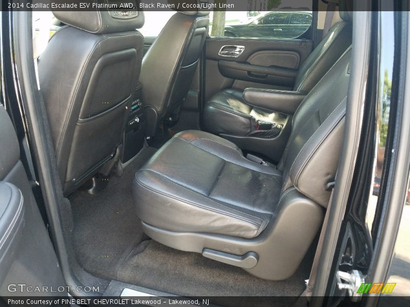 Black Raven / Cocoa/Light Linen 2014 Cadillac Escalade ESV Platinum AWD