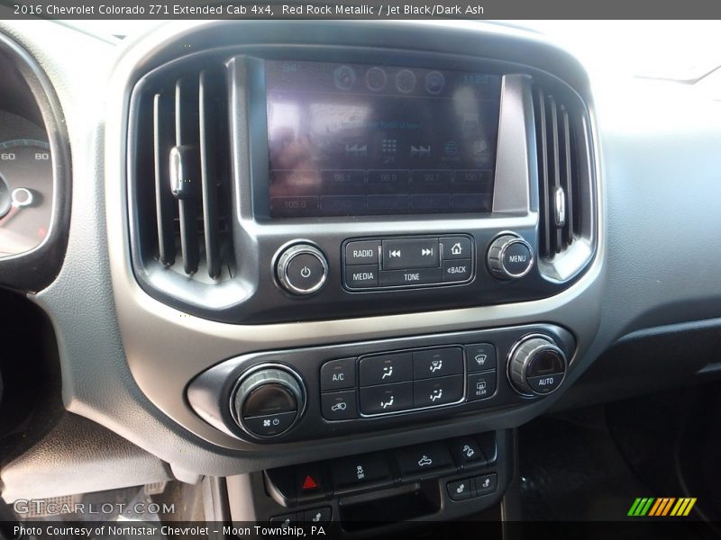 Red Rock Metallic / Jet Black/Dark Ash 2016 Chevrolet Colorado Z71 Extended Cab 4x4