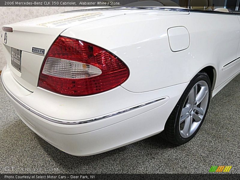 Alabaster White / Stone 2006 Mercedes-Benz CLK 350 Cabriolet