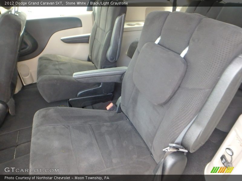 Stone White / Black/Light Graystone 2012 Dodge Grand Caravan SXT