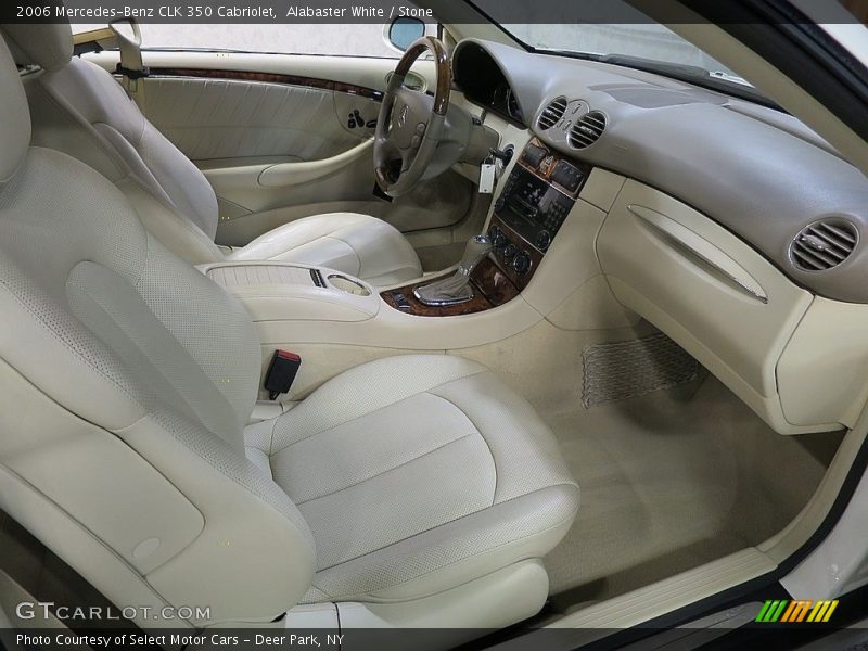 Alabaster White / Stone 2006 Mercedes-Benz CLK 350 Cabriolet