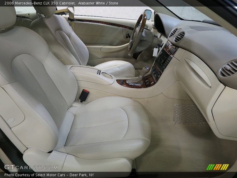 Alabaster White / Stone 2006 Mercedes-Benz CLK 350 Cabriolet