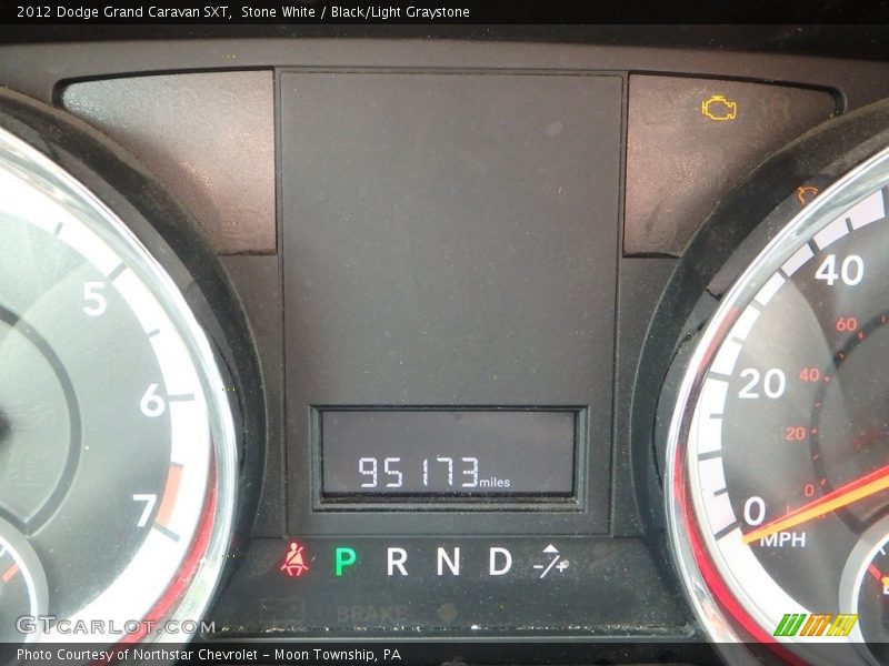 Stone White / Black/Light Graystone 2012 Dodge Grand Caravan SXT