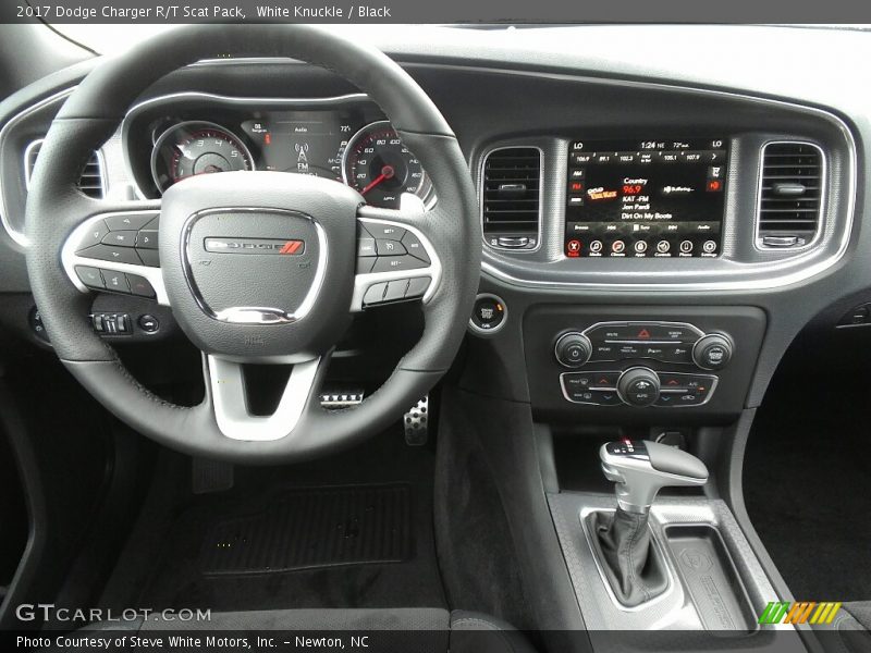 White Knuckle / Black 2017 Dodge Charger R/T Scat Pack
