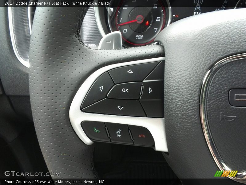 White Knuckle / Black 2017 Dodge Charger R/T Scat Pack