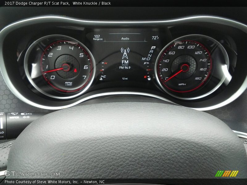 White Knuckle / Black 2017 Dodge Charger R/T Scat Pack