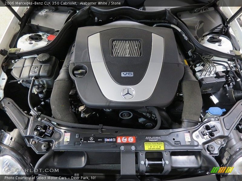 Alabaster White / Stone 2006 Mercedes-Benz CLK 350 Cabriolet