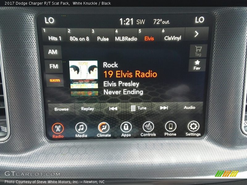 White Knuckle / Black 2017 Dodge Charger R/T Scat Pack