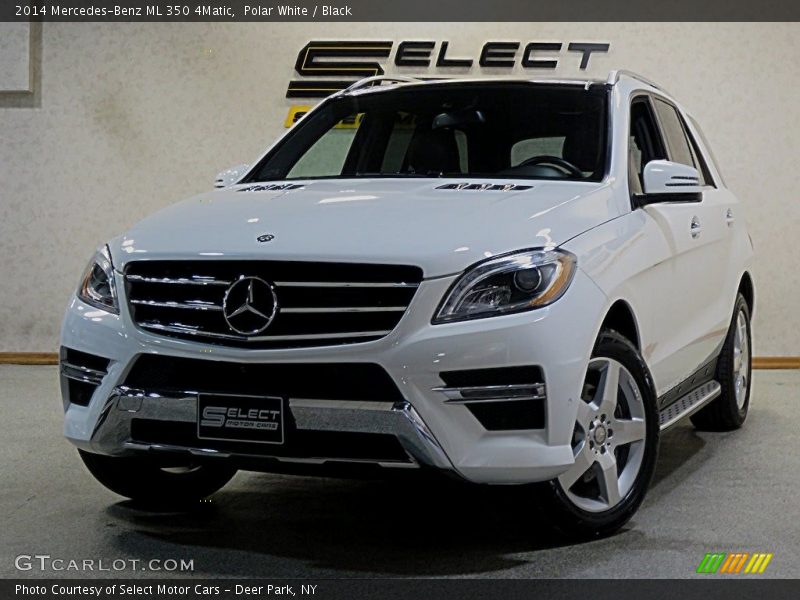 Polar White / Black 2014 Mercedes-Benz ML 350 4Matic