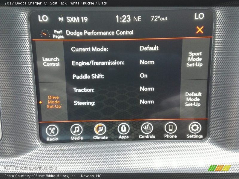 White Knuckle / Black 2017 Dodge Charger R/T Scat Pack