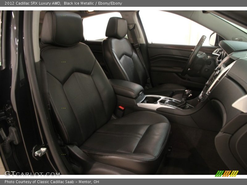 Black Ice Metallic / Ebony/Ebony 2012 Cadillac SRX Luxury AWD