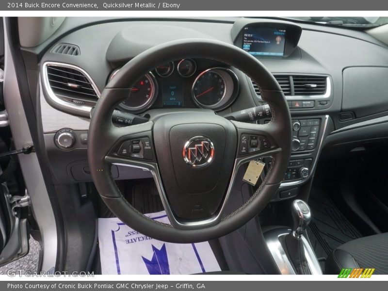 Quicksilver Metallic / Ebony 2014 Buick Encore Convenience