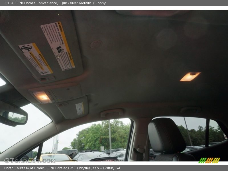 Quicksilver Metallic / Ebony 2014 Buick Encore Convenience