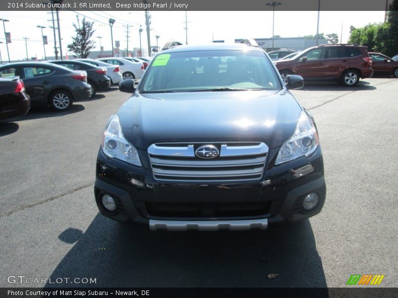 Deep Indigo Pearl / Ivory 2014 Subaru Outback 3.6R Limited