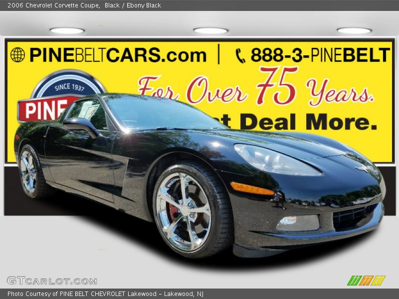 Black / Ebony Black 2006 Chevrolet Corvette Coupe