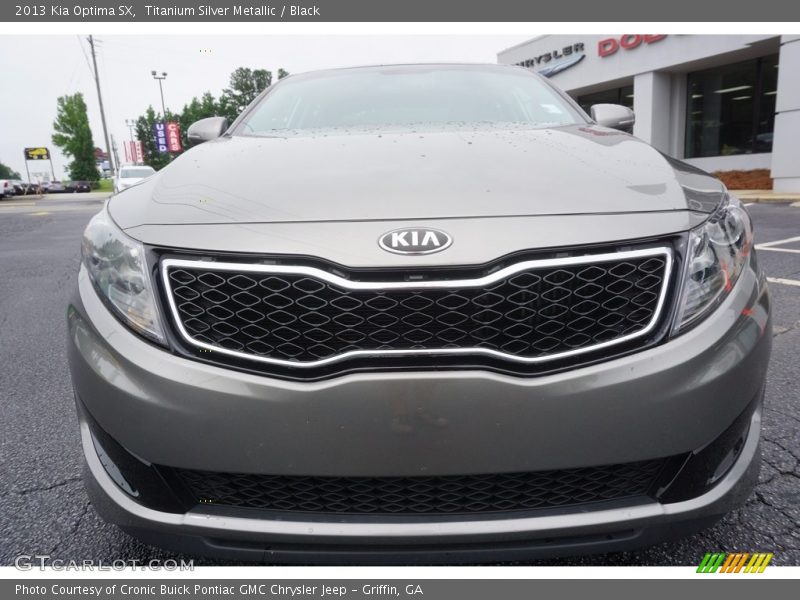 Titanium Silver Metallic / Black 2013 Kia Optima SX