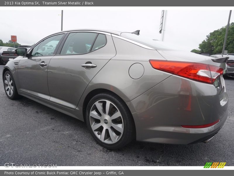 Titanium Silver Metallic / Black 2013 Kia Optima SX