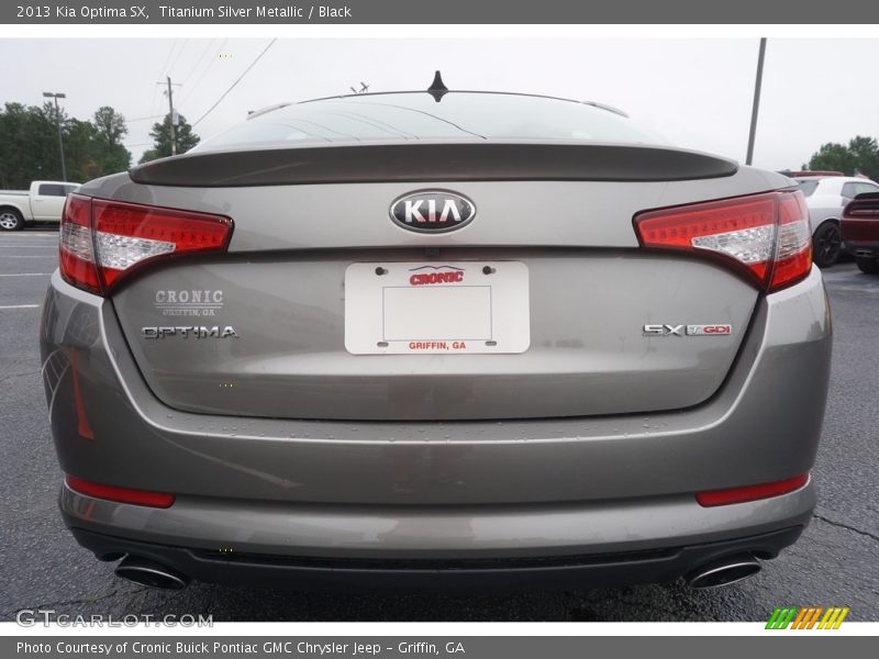 Titanium Silver Metallic / Black 2013 Kia Optima SX