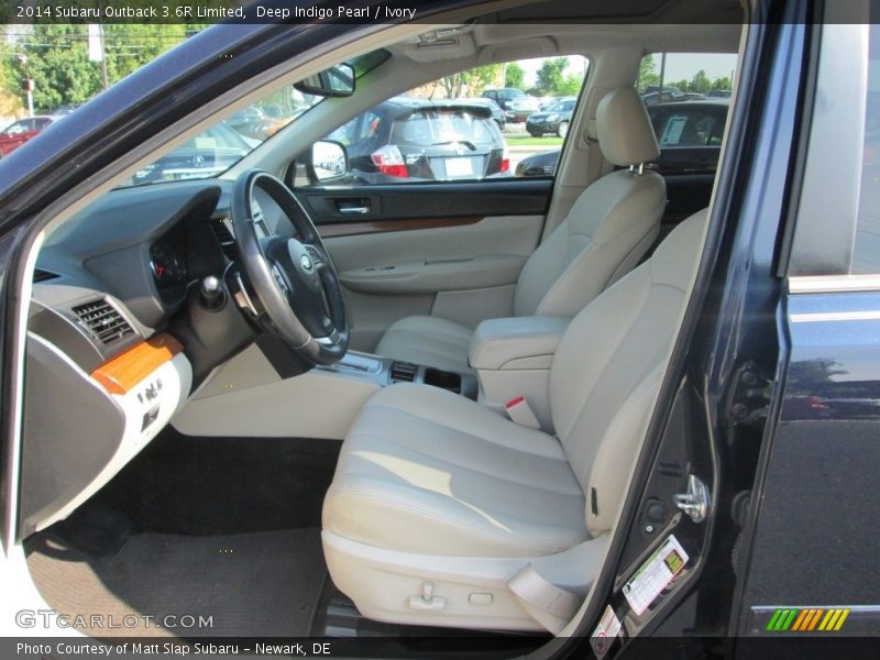 Deep Indigo Pearl / Ivory 2014 Subaru Outback 3.6R Limited
